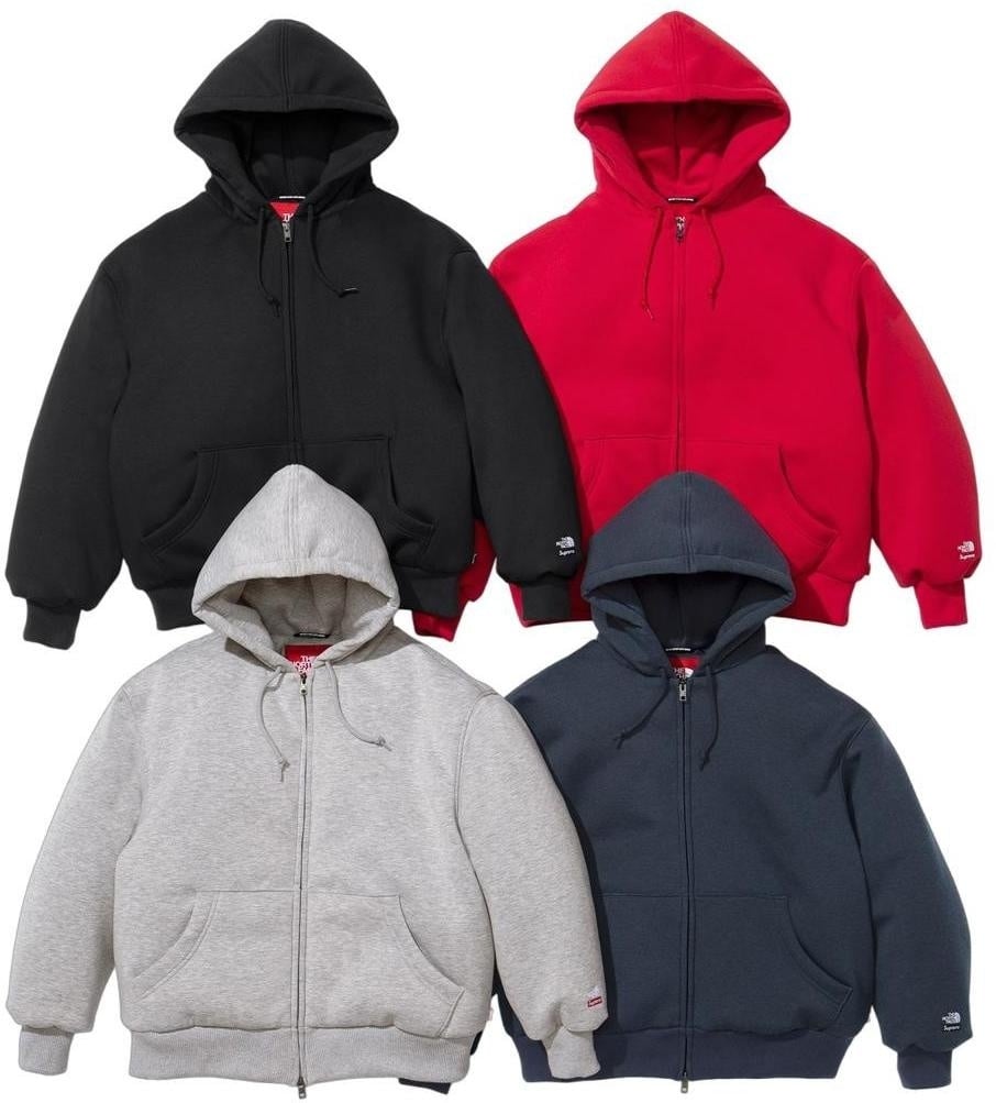 Supreme®/The North Face® Down Zip Up Hooded Sweatshirt